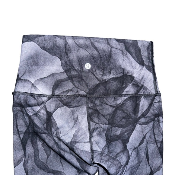 Lululemon Wunder Under Pant High Rise Leggings Midnight Tulle Multi Black Sz 6 - Picture 7 of 11